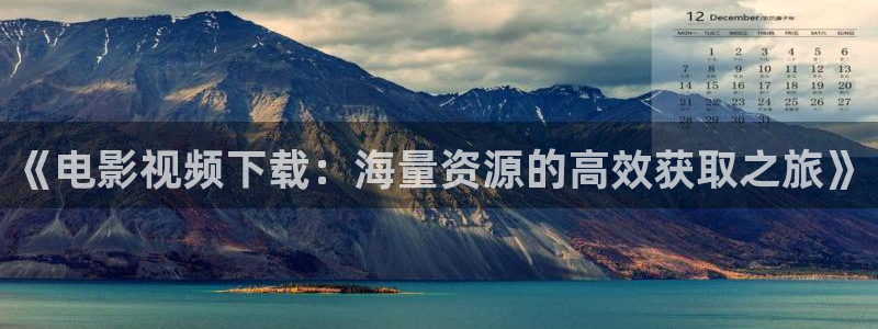 皮特影院黑狐：《电影视频下载：海量资源的高效获取之旅》